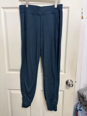 Sweaty Betty Dark Teal Knit Jogger Pants women’s size Small